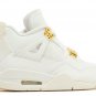 Wmns Air Jordan 4 Retro Metallic Gold