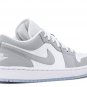 Wmns Air Jordan 1 Low White Wolf Grey