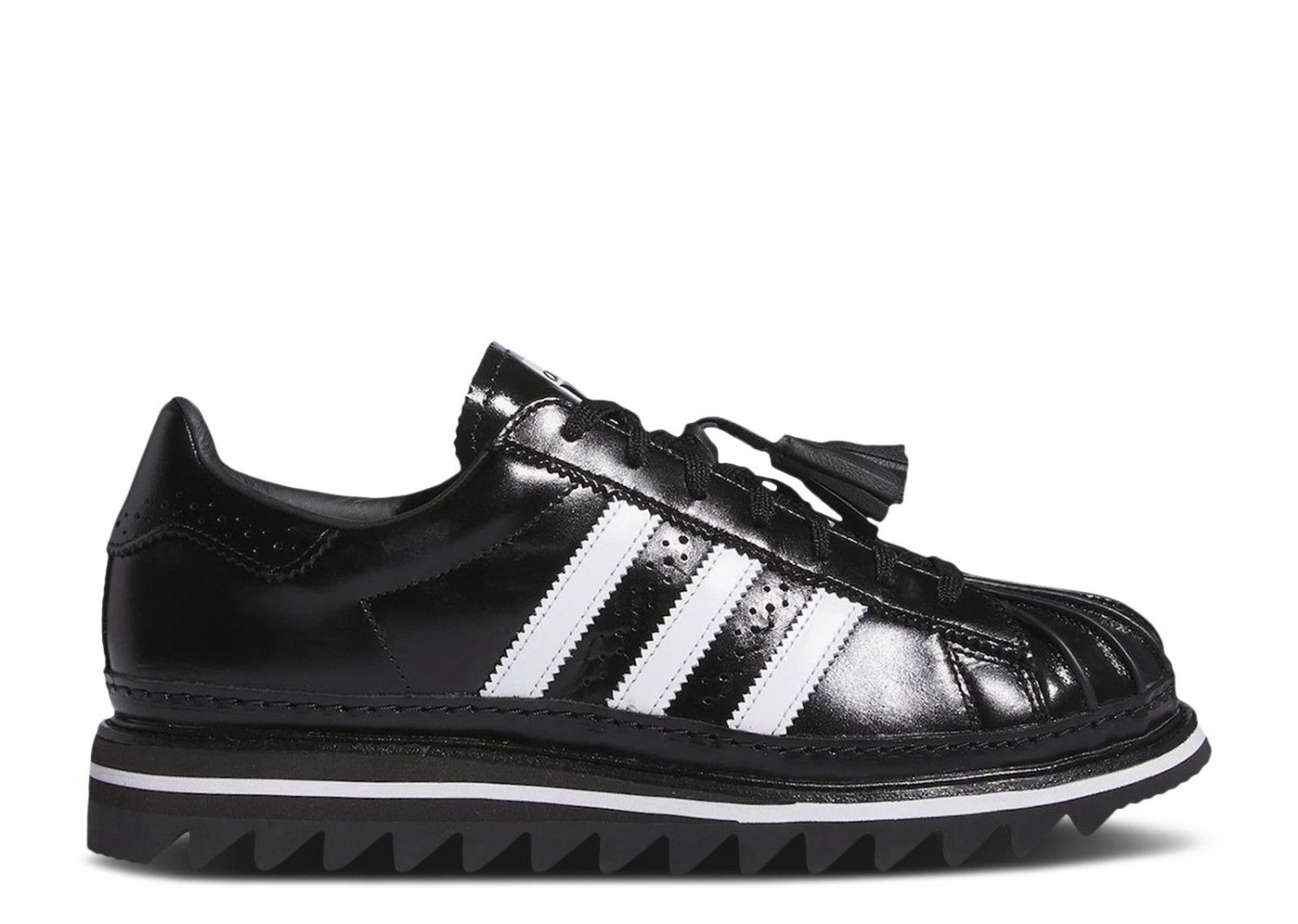 CLOT x Superstar Black White