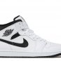 Air Jordan 1 Mid White Black