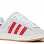 Wmns Campus 00s Crystal White Scarlet