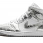 Air Jordan 1 Mid SE WMNS "Metallic Silver"