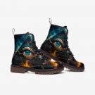 Eye of the Pyramid Vegan Leather Boots, Mystical Hippie Style Eye of the Pyramid Vegan Leather Boots, Mystical Hippie Style