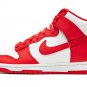 Dunk High "White / University Red"