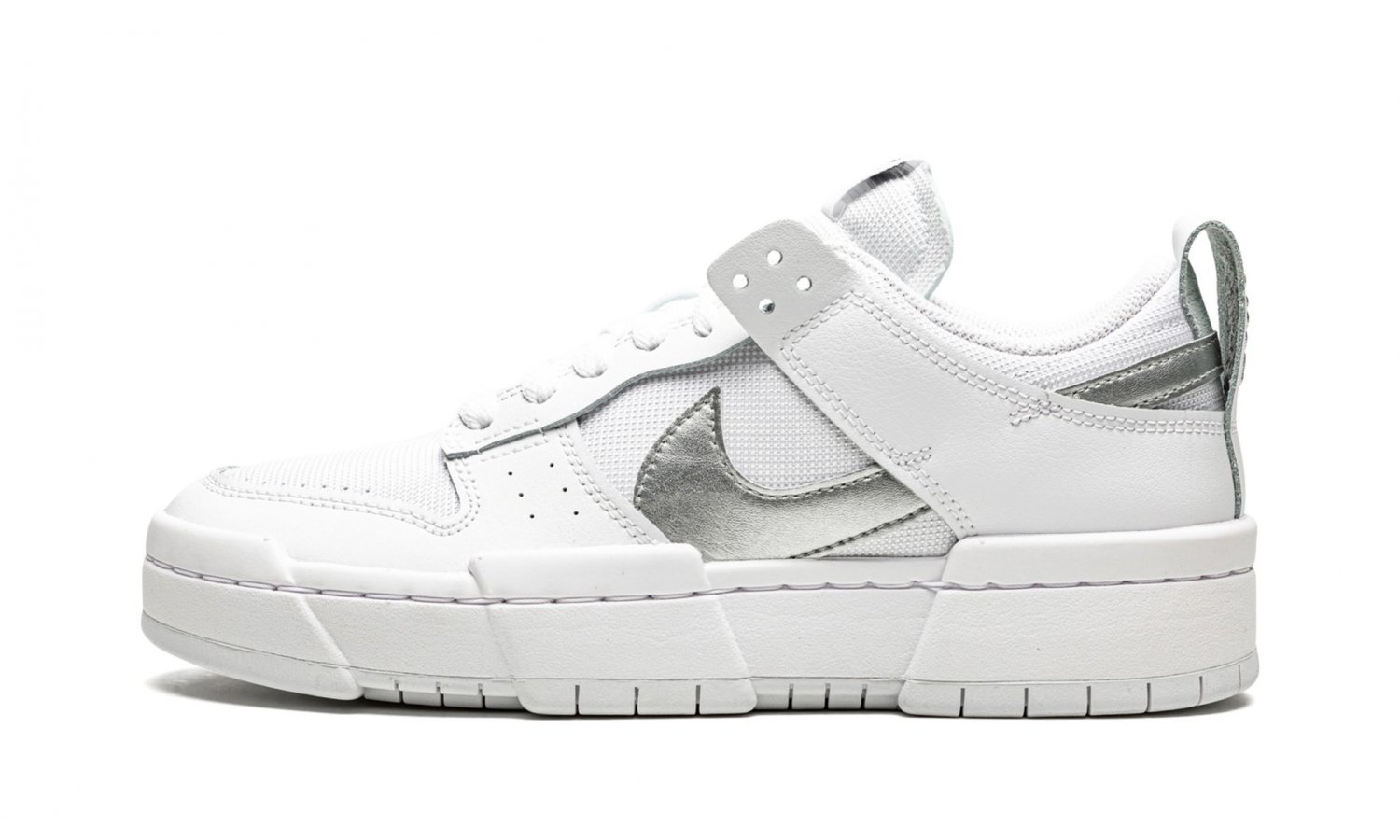 DUNK LO DISRUPT MNS WMNS "White Silver"