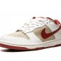 DUNK LO PRO MNS WMNS "Light Stone Varsity Red"