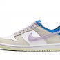 Nike Dunk Low Grade School "Khaki Blue Pink"