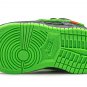 RUBBER DUNK TD "Off-White - Green Strike"