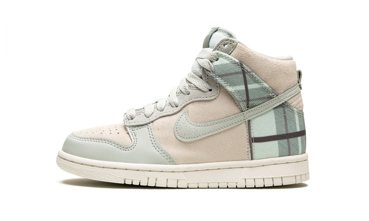 Dunk High GS "Plaid - Summit White"