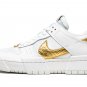DUNK LO DISRUPT WMNS "White / Metallic Gold"