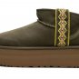 CLASSIC ULTRA MINI BRAID PLATFORM WMNS "Burnt Olive"