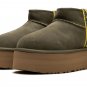 CLASSIC ULTRA MINI BRAID PLATFORM WMNS "Burnt Olive"