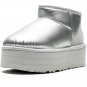 Ultra Mini Platform Hi Shine Boot WMNS "Silver"