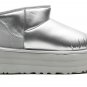 Ultra Mini Platform Hi Shine Boot WMNS "Silver"