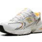 530 "White Vibrant Apricot Silver Metallic"