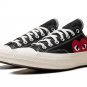 Chuck 70 Ox "Comme Des Gar&Atilde;&sect;ons PLAY / Half Heart Black"