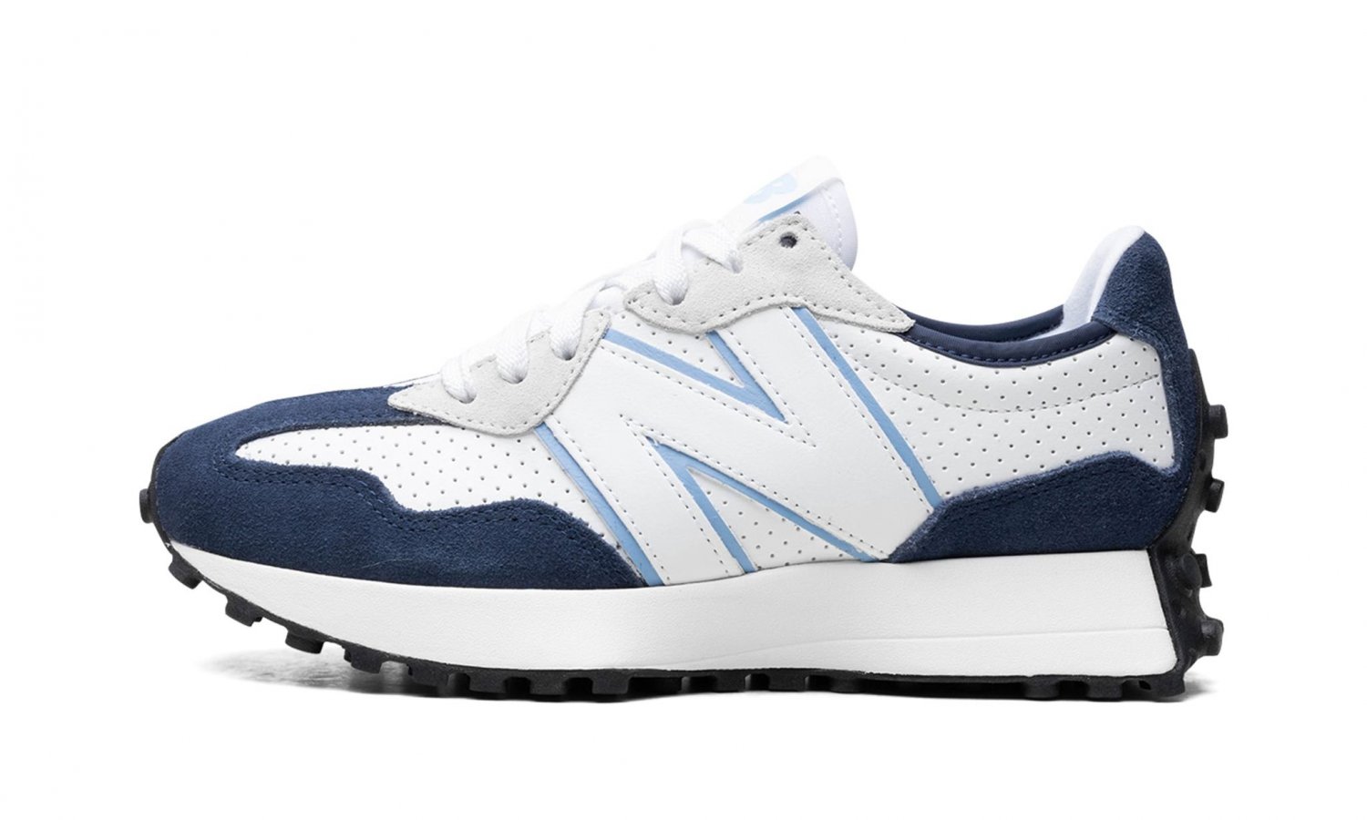327 "White / Navy / Light Blue"