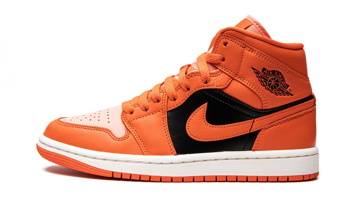 AIR JORDAN 1 MID SE WMNS "Orange / Black"