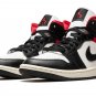 AIR JORDAN 1 MID WMNS "Black / Gym Red / Sail"