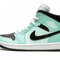 AIR JORDAN 1 MID WMNS "Aqua Black"