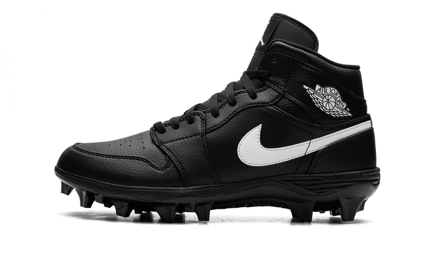Jordan 1 Mid Cleat "Black / White"