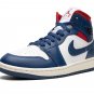 AIR JORDAN 1 MID WMNS "Blue / Red"