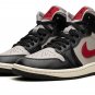 AIR JORDAN 1 MID WMNS "Black / Gym Red / College Grey"