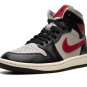 AIR JORDAN 1 MID WMNS "Black / Gym Red / College Grey"