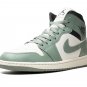 AIR JORDAN 1 MID WMNS "JADE SMOKE"