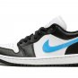 AIR JORDAN 1 LOW WMNS "Black / University Blue"