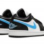 AIR JORDAN 1 LOW WMNS "Black / University Blue"