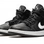 AIR JORDAN 1 MID WMNS "Black / White"