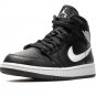 AIR JORDAN 1 MID WMNS "Black / White"