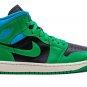 AIR JORDAN 1 MID WMNS "Lucky Green Aquatone"