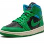 AIR JORDAN 1 MID WMNS "Lucky Green Aquatone"