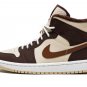 AIR JORDAN 1 MID SE WMNS "Brown Basalt Fleece"
