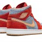Air Jordan 1 Mid SE "Denim Red Suede"