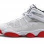 Jordan 6 Rings "White / University Red"