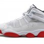 Jordan 6 Rings "White / University Red"