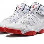 Jordan 6 Rings "White / University Red"