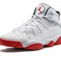 Jordan 6 Rings "White / University Red"
