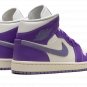 AIR JORDAN 1 MID WMNS "Action Grape"