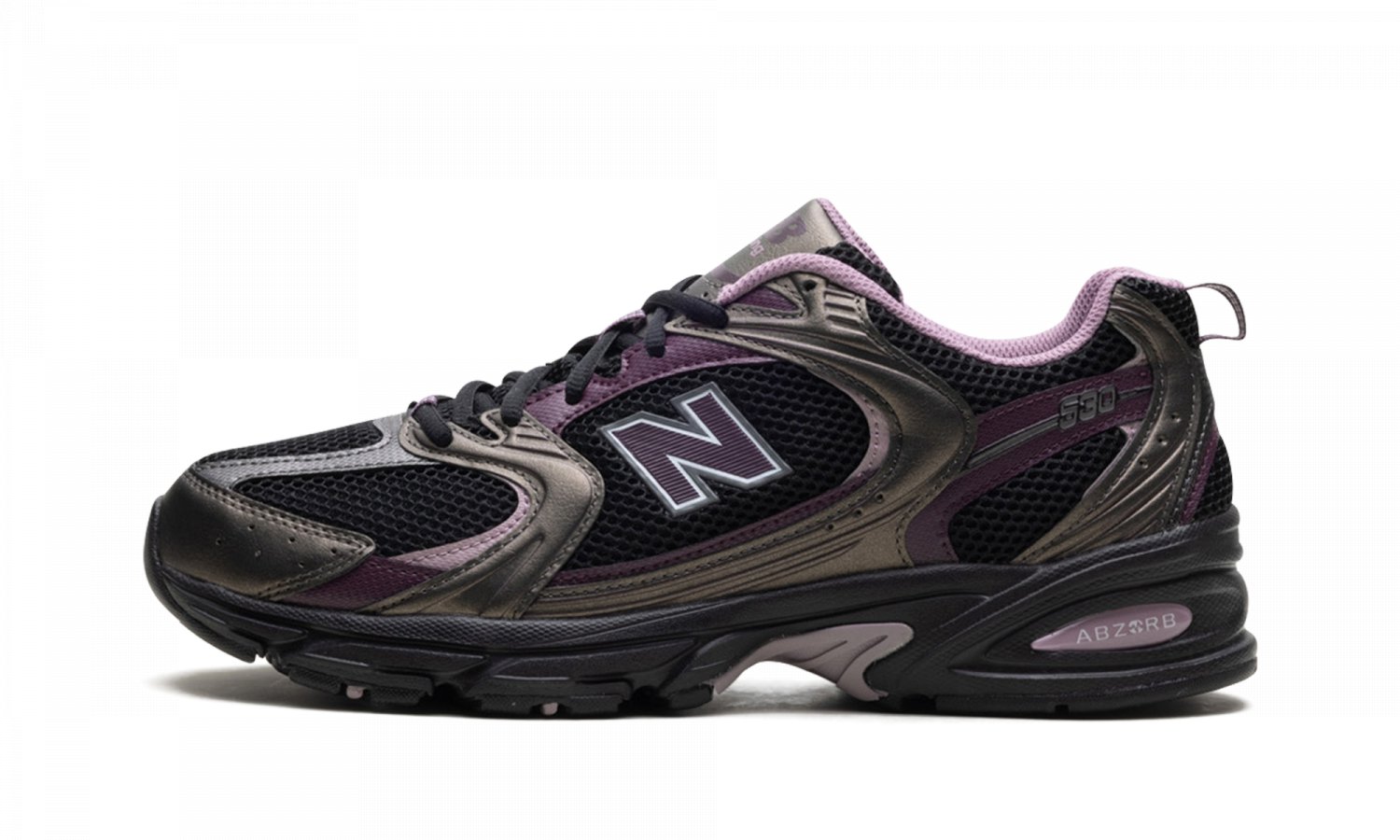 530 "Black Metallic Plum Brown"
