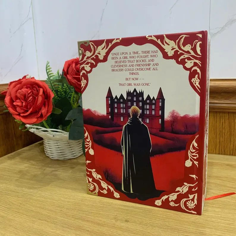 Manacled Hardcover Book: Illustrated Romantic Dramione Fanfiction, Red Cover Art