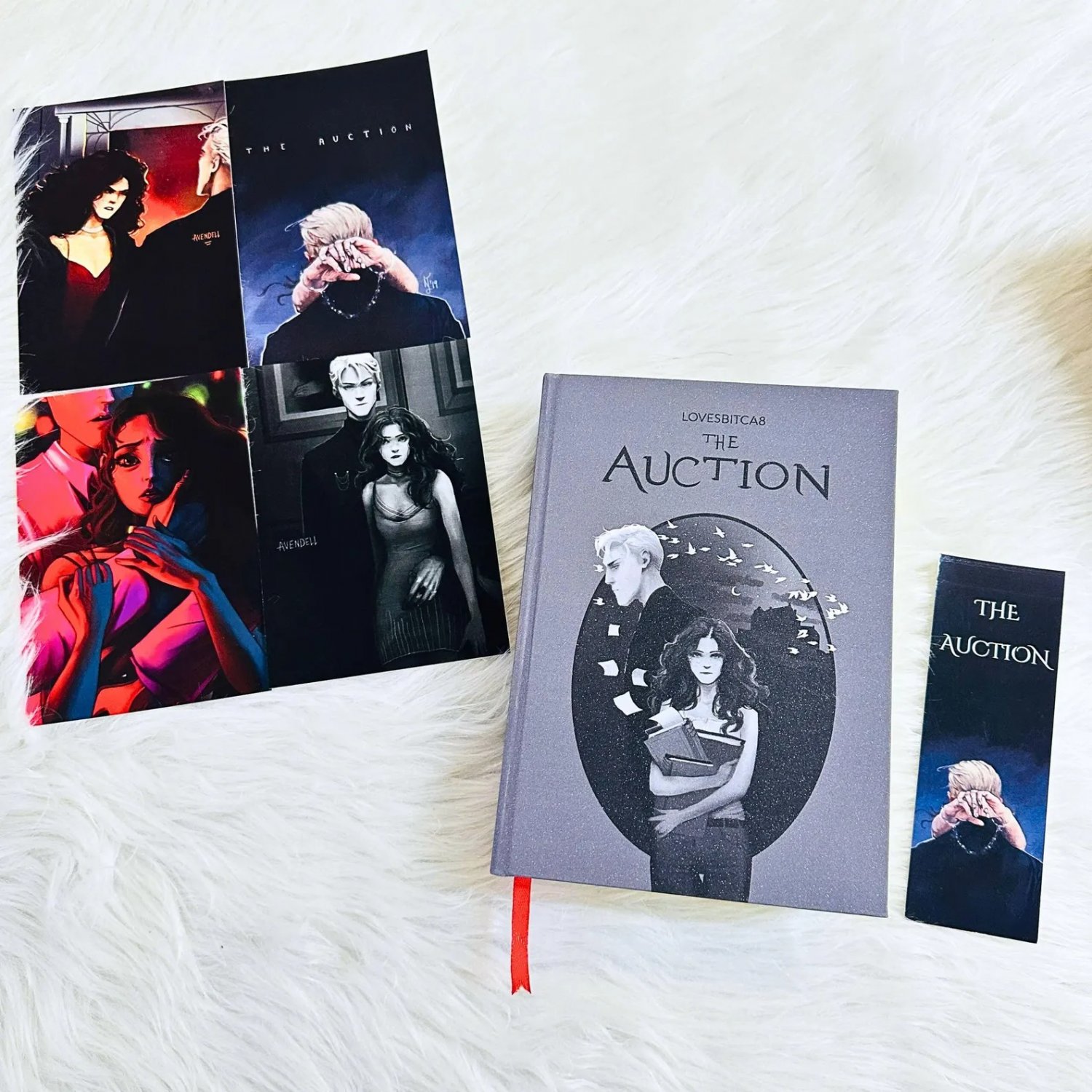 The Auction Hardcover Book &acirc;�� A5 Dark Romance Collector Edition | Handmade Rebound Novel