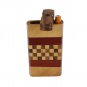 Wooden Cigarette Check Mate Tobacco Case Dugout Free Shipping