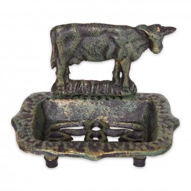 Cast Iron Soap Dish - Cow Free Shipping