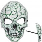 GREEN CRACKLE SKULL MASK Free Shipping
