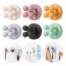 6pcs Adhesive Silicone Toothbrush Holder Free Shipping