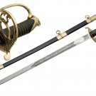 Civil War 42″ SHELBY OFFICER SWORD Free Shipping
